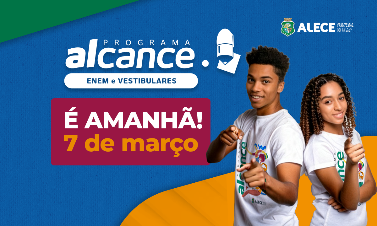 Aula inaugural do Alcance Enem neste sábado marca início da jornada rumo à universidade
