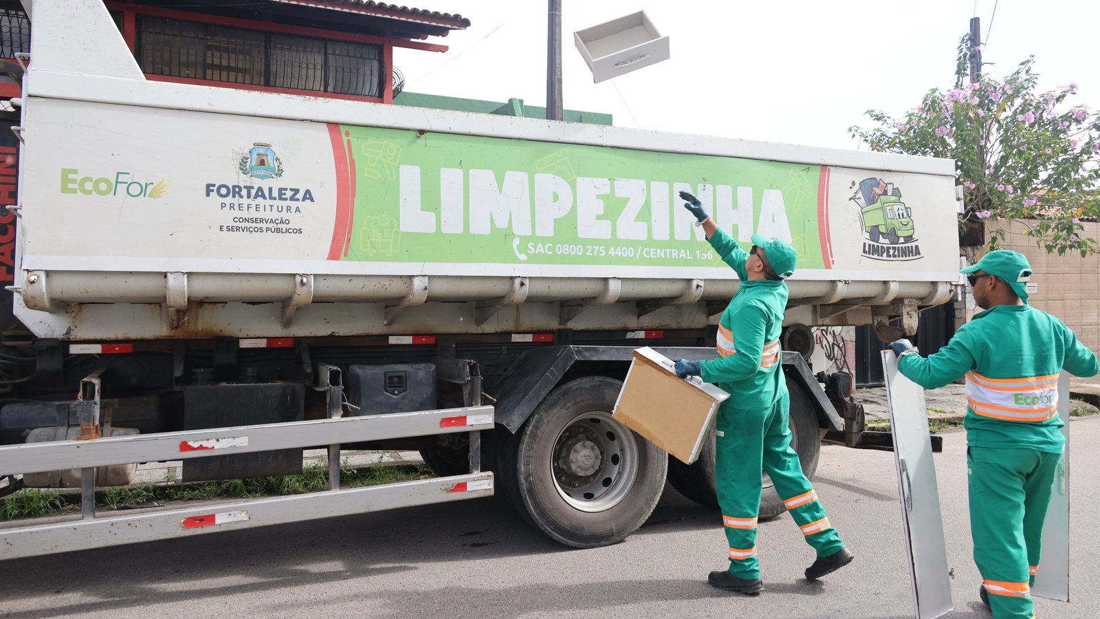 Limpezinha completa um ano com mais de 600 toneladas de resíduos recolhidos em Fortaleza