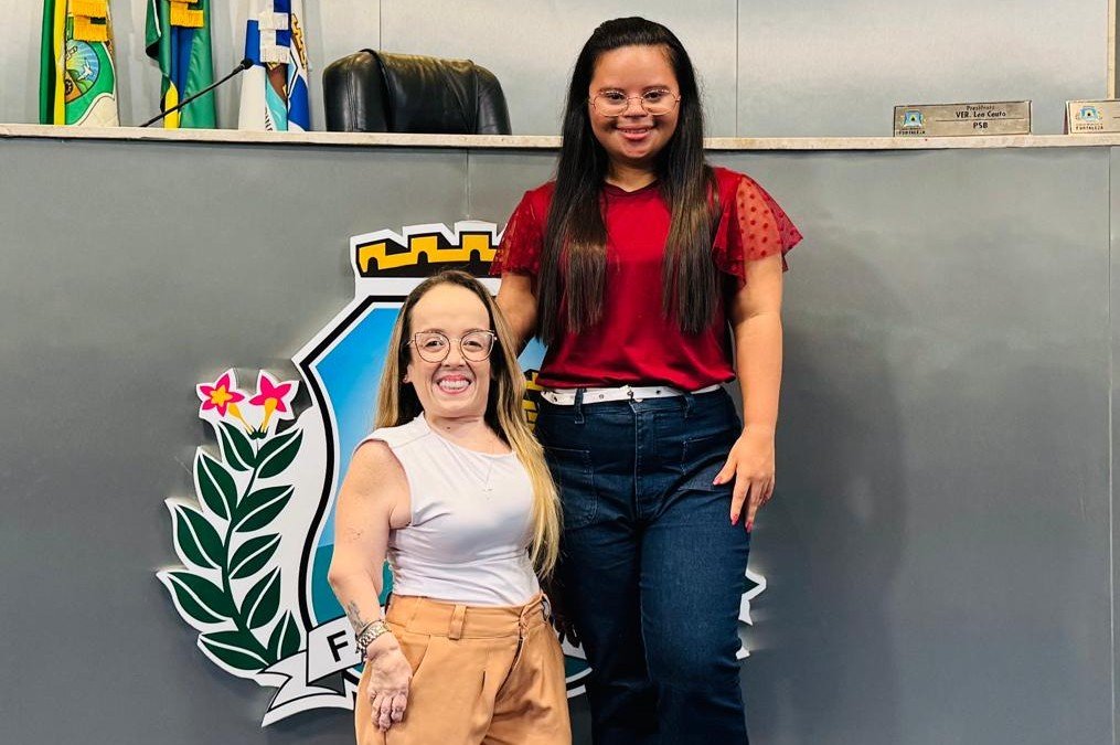 Câmara de Fortaleza recebe Gleydielle Araujo para reforçar ações da Gestão de Inclusão