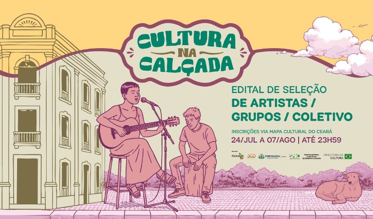 Prefeitura de Fortaleza abre inscrições para seleção de 156 artistas, grupos e coletivos pelo progra