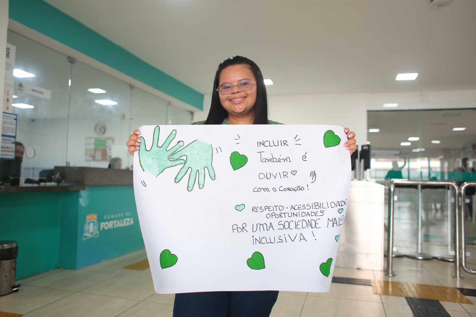 Setembro Verde: Câmara de Fortaleza abre Semana da Inclusão com ação sobre capacitismo