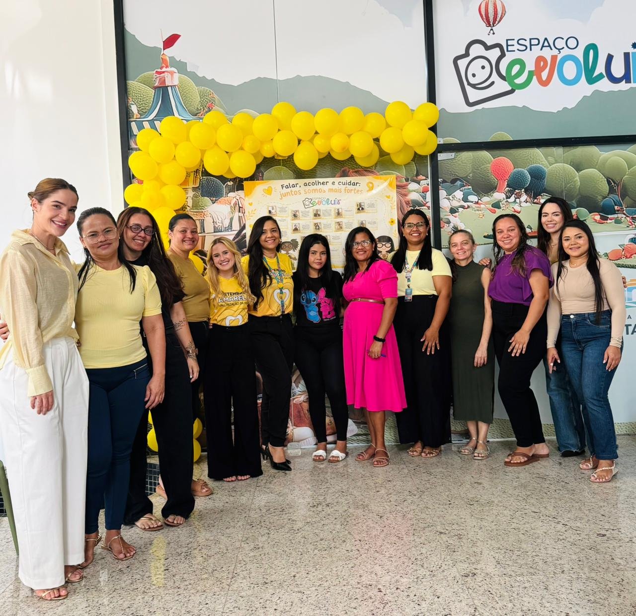 Espaço Evoluir promove ação de Setembro Amarelo com foco na valorização da vida e no acolhimento às famílias
